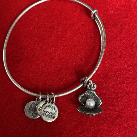 Alex and Ani Oyster Pearl Clam Charm Bracelet - Picture 6 of 6